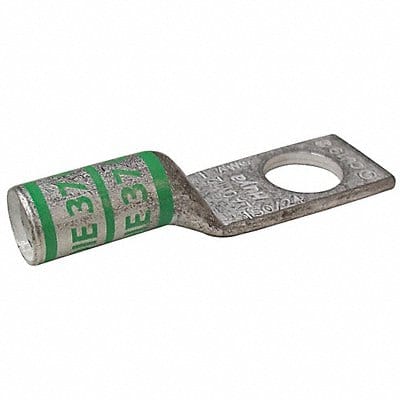 OneHoleLugCmprsnConn Long Green 37