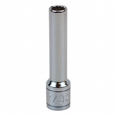 Socket Steel Chrome 7/32 in