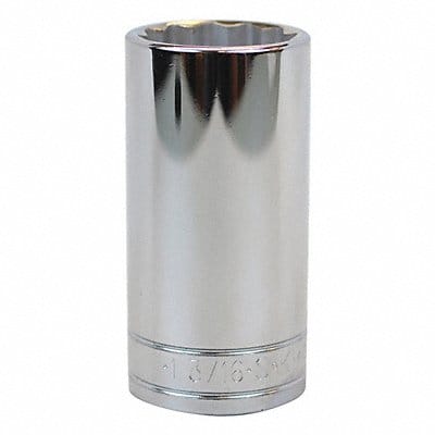 Socket Steel Chrome 1 3/16 in
