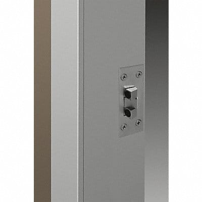 Door Stop Wall Mount Satin Chrome