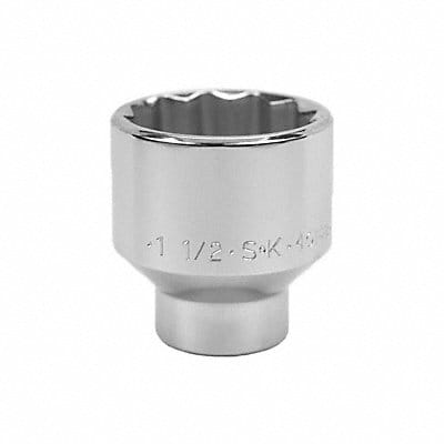 Socket Steel Chrome 1 1/2 in