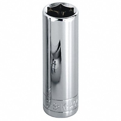 Socket Steel Chrome 7/16 in