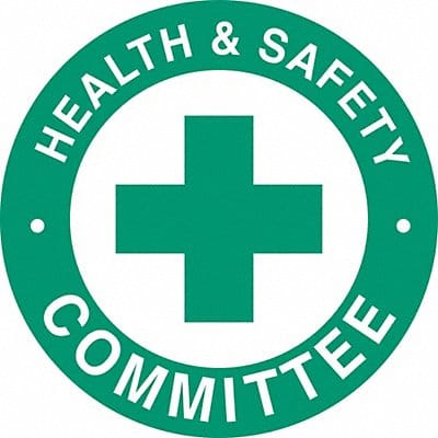 Hard Hat Emblem Labl 2in. Dia Vinyl PK4