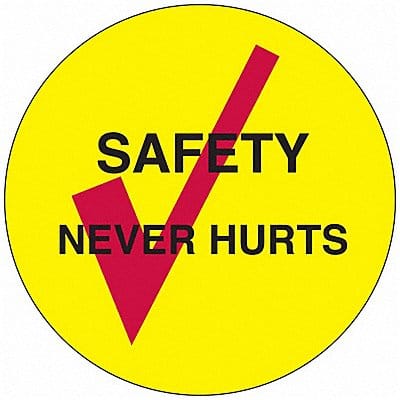 Hard Hat Emblem Labl 2in. Dia Vinyl PK4