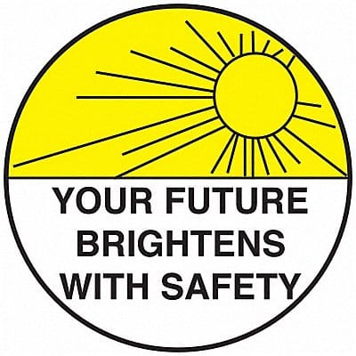 Hard Hat Emblem Label 2in. Dia Vinyl Hard Hat Emblem Label 2in. Dia Vinyl
