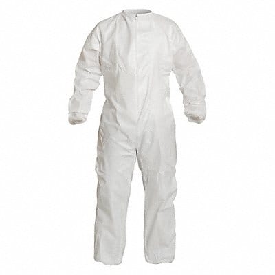 Coveralls L Wht Composite Lam PK25