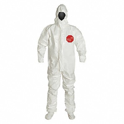 Collared Coverall Sock Boot Whit 5XL PK6