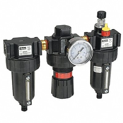 FRL 3 pcs 1/2 NPT 5 micron 90 cfm