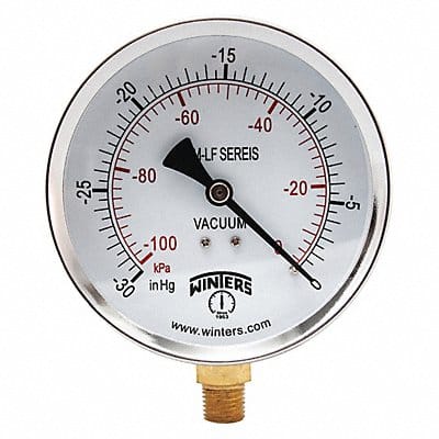K4524 Gauge Pressure 30 in Hg Vac/kPa 4 in