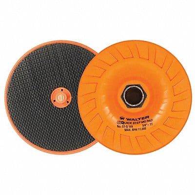 Quick-Step Mg Back Padia 4.5 dia 5/8-11