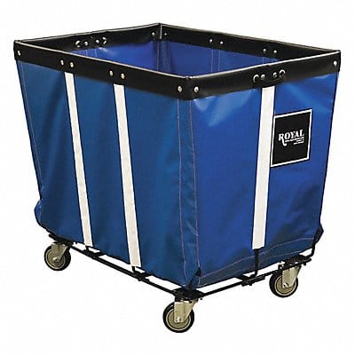 Bskt Truck 600lb Blue Vinyl Steel Rubber