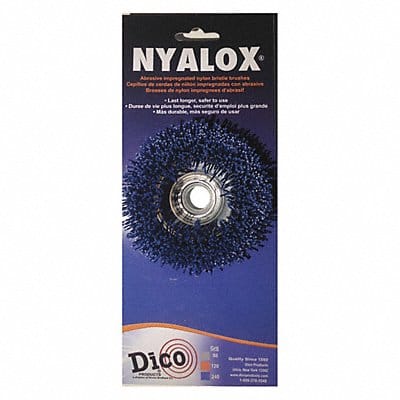 Nyalox Cup Brush 240 Grit Blue 3 5/8-11