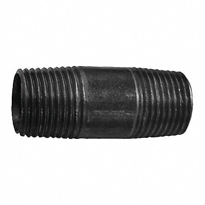 Black Pipe Nipple 3/4 X 2 In