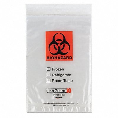 Transfer Bag 6in L 4 in W CLR PK1000