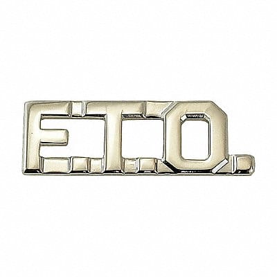 Metal Rank Insignia F.T.O. Nickel PR