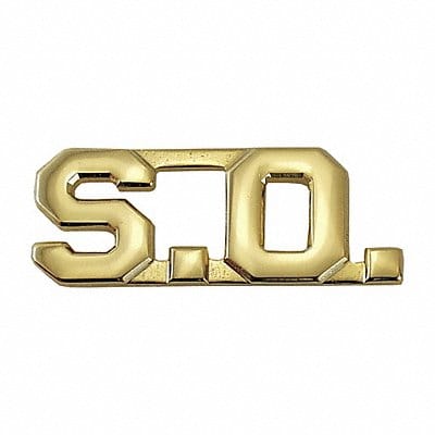 Metal Rank Insignia S.O. Gold PR