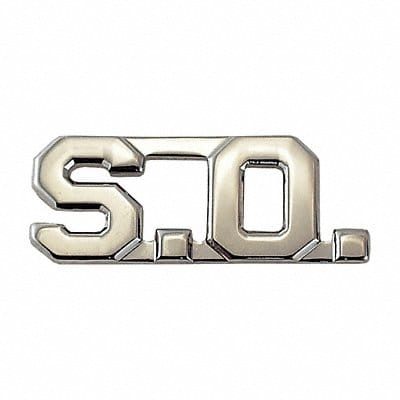 Metal Rank Insignia S.O. Nickel PR Metal Rank Insignia S.O. Nickel PR