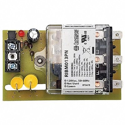 Track Mount Relay 30A 3PDT 120VAC