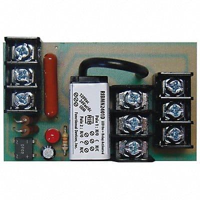 Track Mount Rly 10A DPDT 24VAC/DC/120VAC