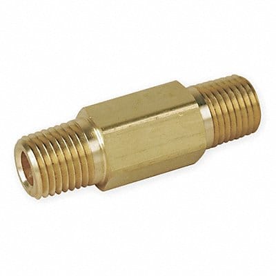 Hex Long Nipple Brass 1/8 in MNPT