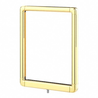 Sign Frame 11 H 8 1/2 W Brass