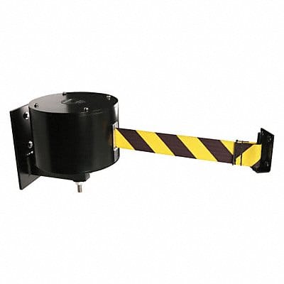 Wall Barrier 65ft Black/Yellow Belt