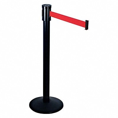 Barrier Post with Belt 40 in H Sloped