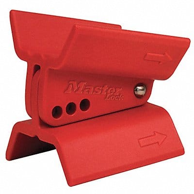 Butterfly Valve Lockout Universal Red