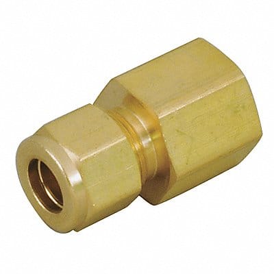 Straight Connector Brass A-LOKxF 3/8In