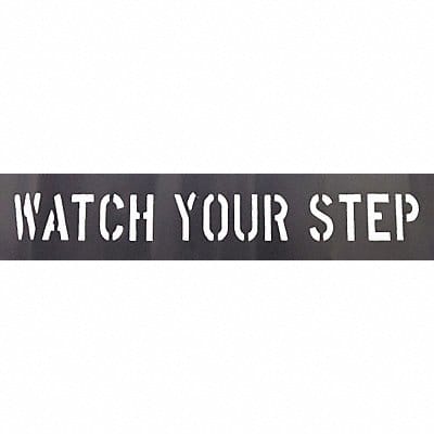 Stencil Watch Your Step 36 L