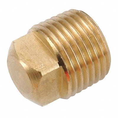 Square Head Plug Brass 1/4 in MNPT