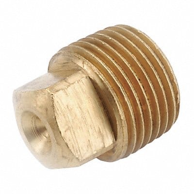 Square Head Plug Brass 1/8 in MNPT