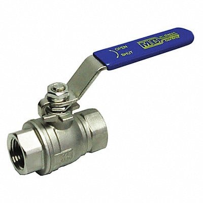 SS Ball Valve FNPT Inline 3/4 in SS Ball Valve FNPT Inline 3/4 in