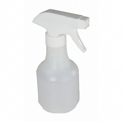 TriggerSprayBottle 8oz 6 1/2 H Whte PK12
