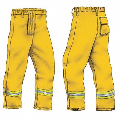Wildland Trouser Nomex Yellow 2XL