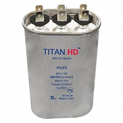 Dual Run Capacitor 25/5 MFD 3 13/32 H
