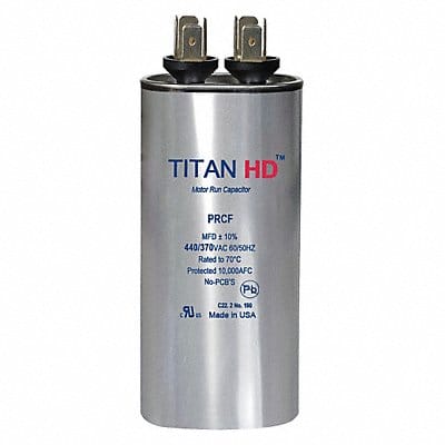 Motor Run Capacitor 7.5 MFD 2 7/8  H