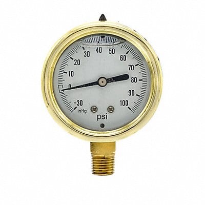 Compound Gauge 1/4 in NPT 2-1/2 in
