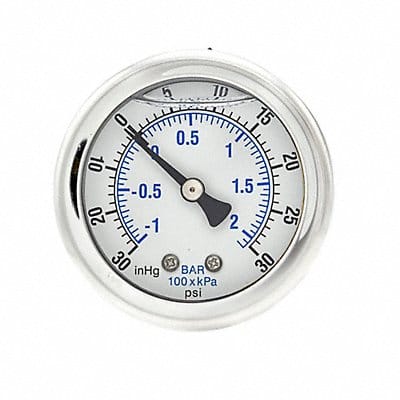 Compound Gauge 1/4 in NPT 2 in Compound Gauge 1/4 in NPT 2 in