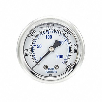 Pressure Gauge 1/8 in NPT 2 in