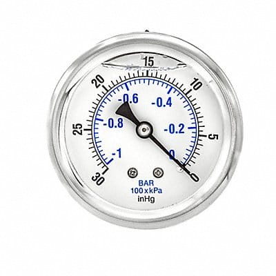 Vacuum Gauge 1/4 in NPT 2-1/2 in