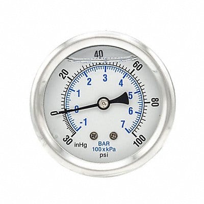 Compound Gauge 1/4 in NPT 2-1/2 in