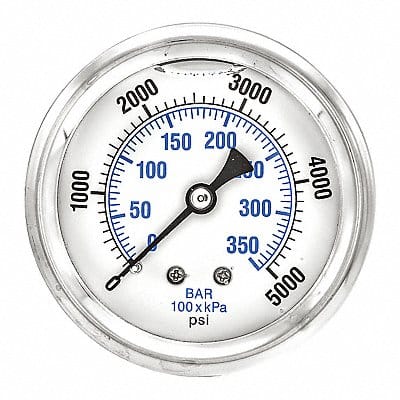 Pressure Gauge 1/4 in NPT 2-1/2 in