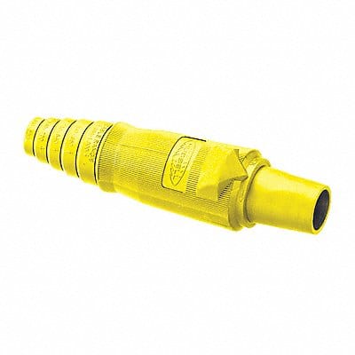 Single Pole Connector Body F Yellow