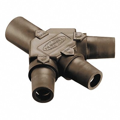 Triple Connector Ser 16 Brn 300/400AC/DC Triple Connector Ser 16 Brn 300/400AC/DC