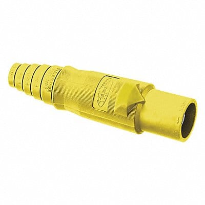 Single Pole Connector Body M Yellow