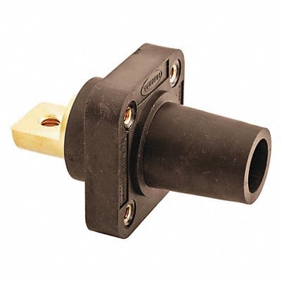 Receptacle Brwn Female Taper Nose