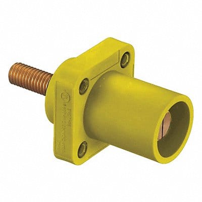 Receptacle Male Yellow 4 to 4/0 Taper