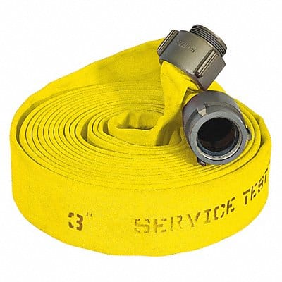 Fire Hose 100 ft Yellow Polyester