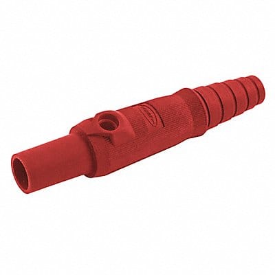 Single Pole Connector Body F Red